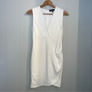 Lulus Cocktail Hour Sleeveless Tulip Mini Dress Size S Romantic Bridal Event